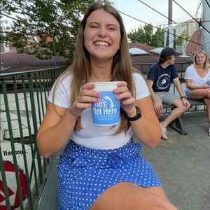 Size 10 J.Crew Blue Skirt